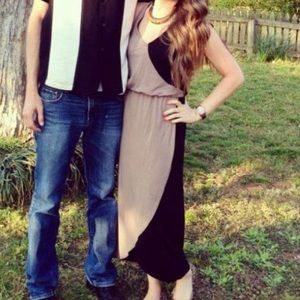 Cross-Cross “X” Back Maxi Dress